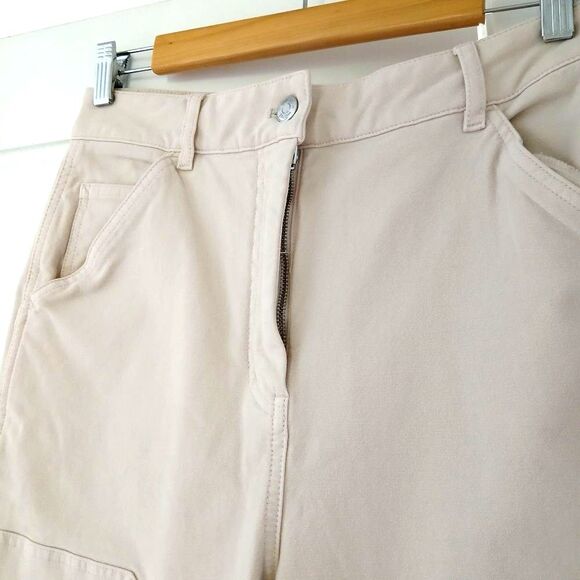 Wilfred Free Women's Pants Brennan Utility Carpenter Cargo Double Knee High Rise - Picture 10 of 10